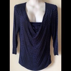 Michael Kors Animal Print Blouse